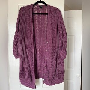 Torrid Knit 3/4 Sleeve Cardigan. Size 1
